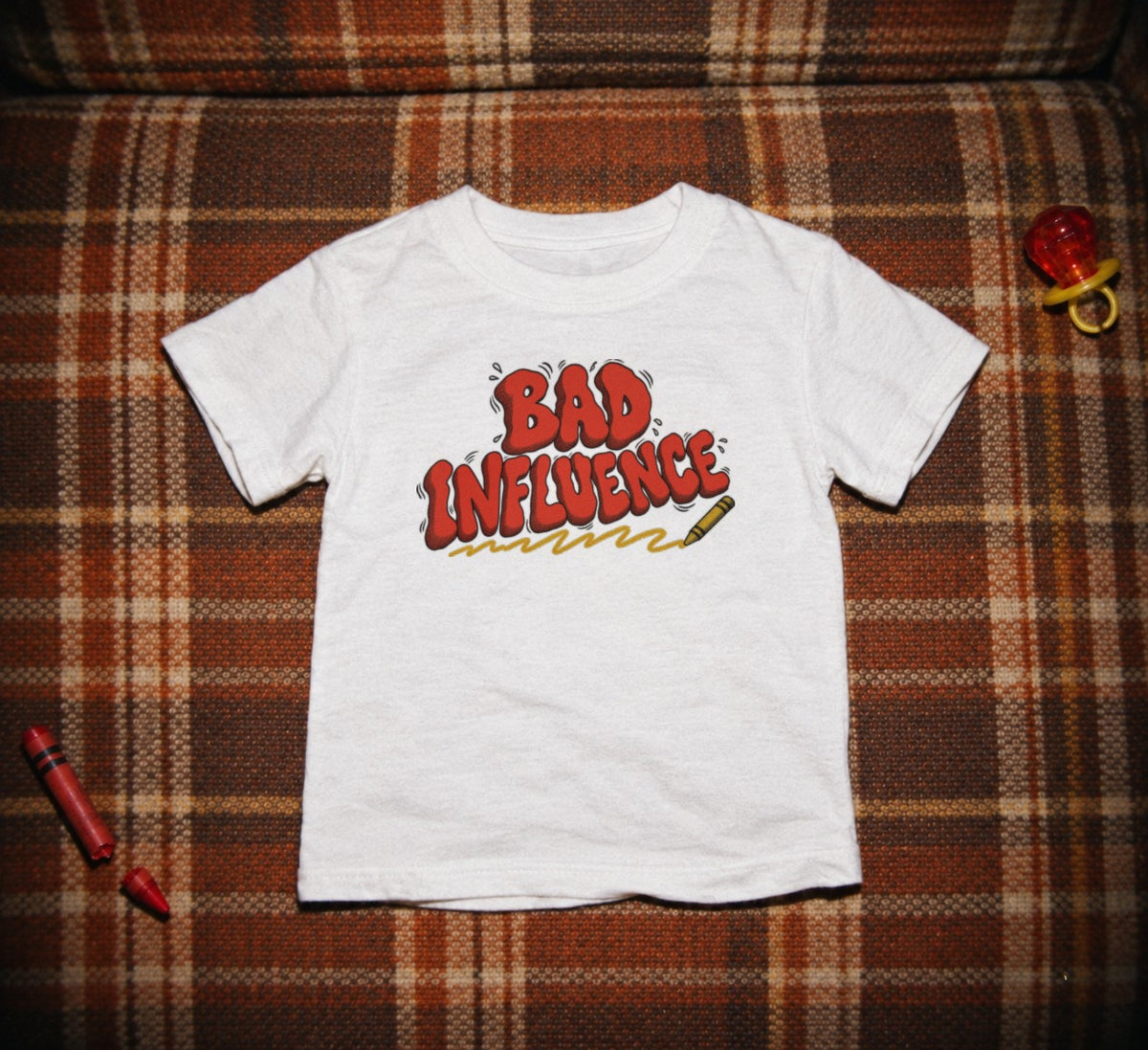 BAD INFLUENCE toddler tee photo 2