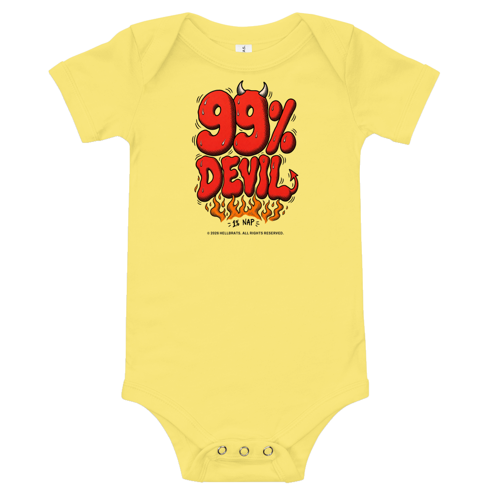99% DEVIL onesie Yellow