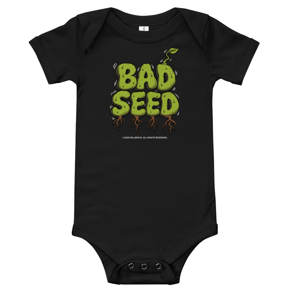 BAD SEED onesie Black