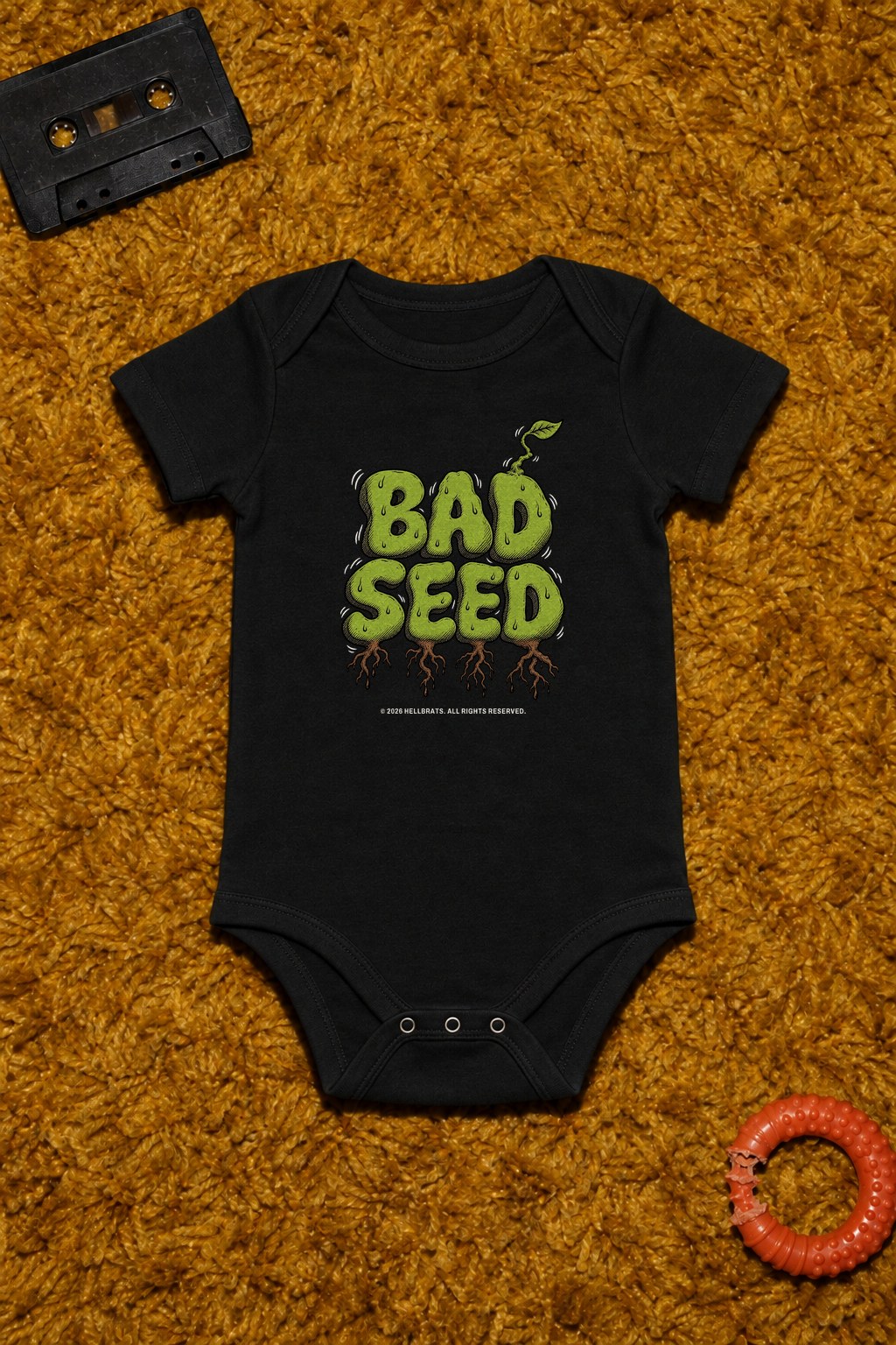 BAD SEED onesie Black photo