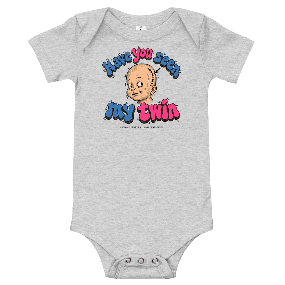 have you seen my twin onesie Athletic Heather