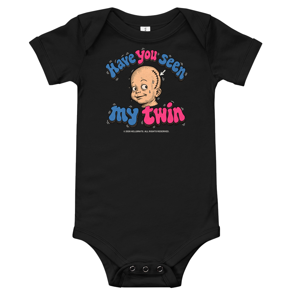 have you seen my twin onesie Black