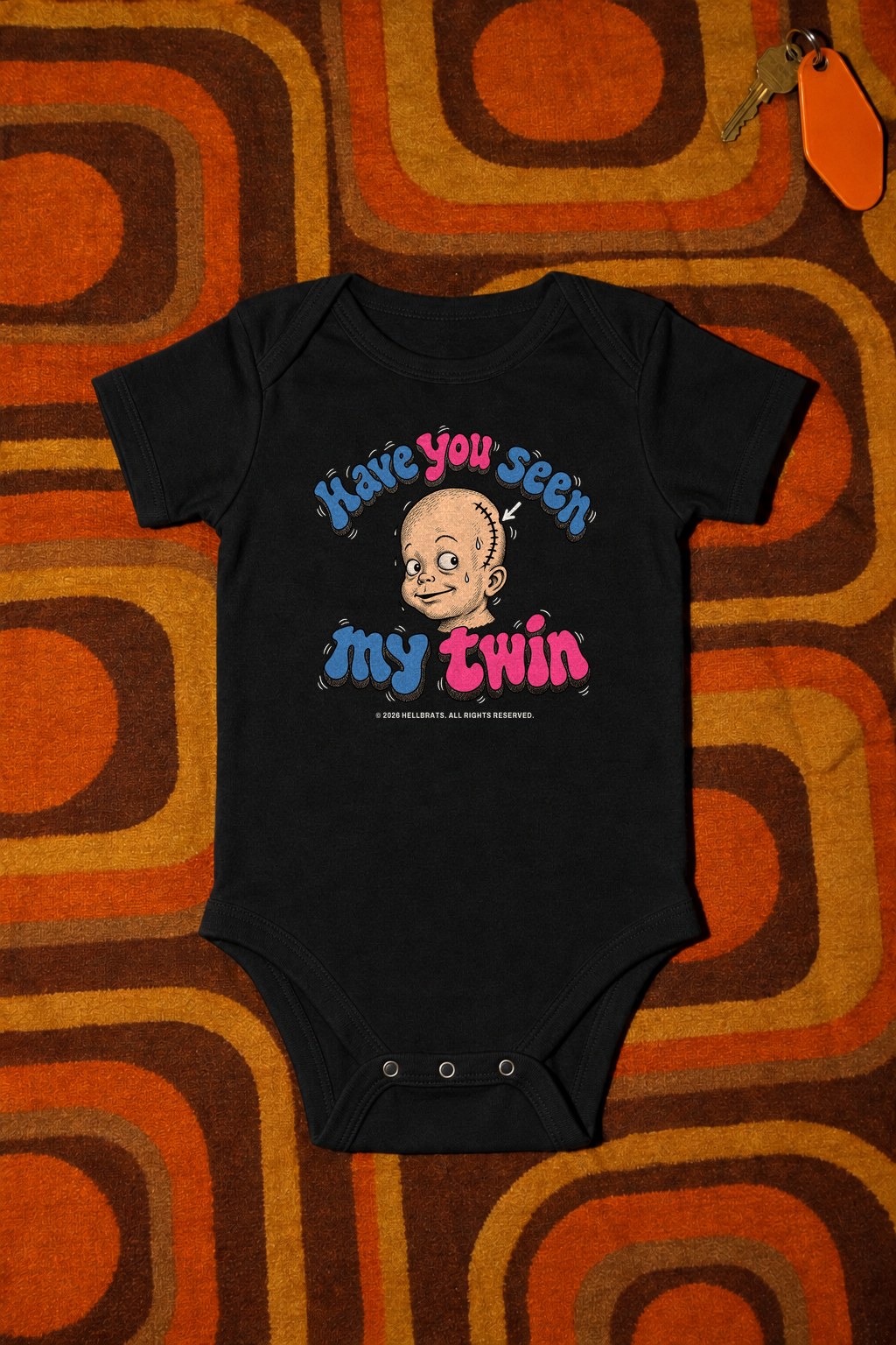 have you seen my twin onesie Black photo