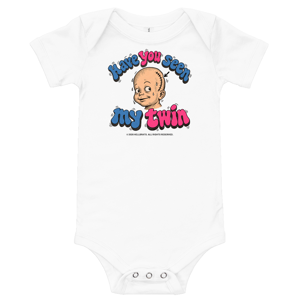 have you seen my twin onesie White