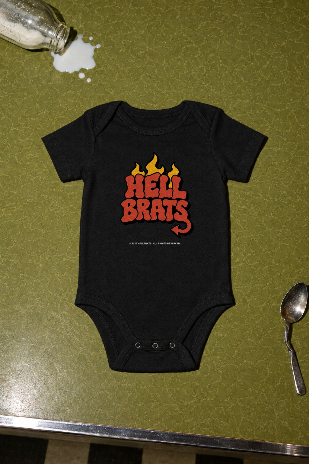 HELLBRATS onesie Black photo