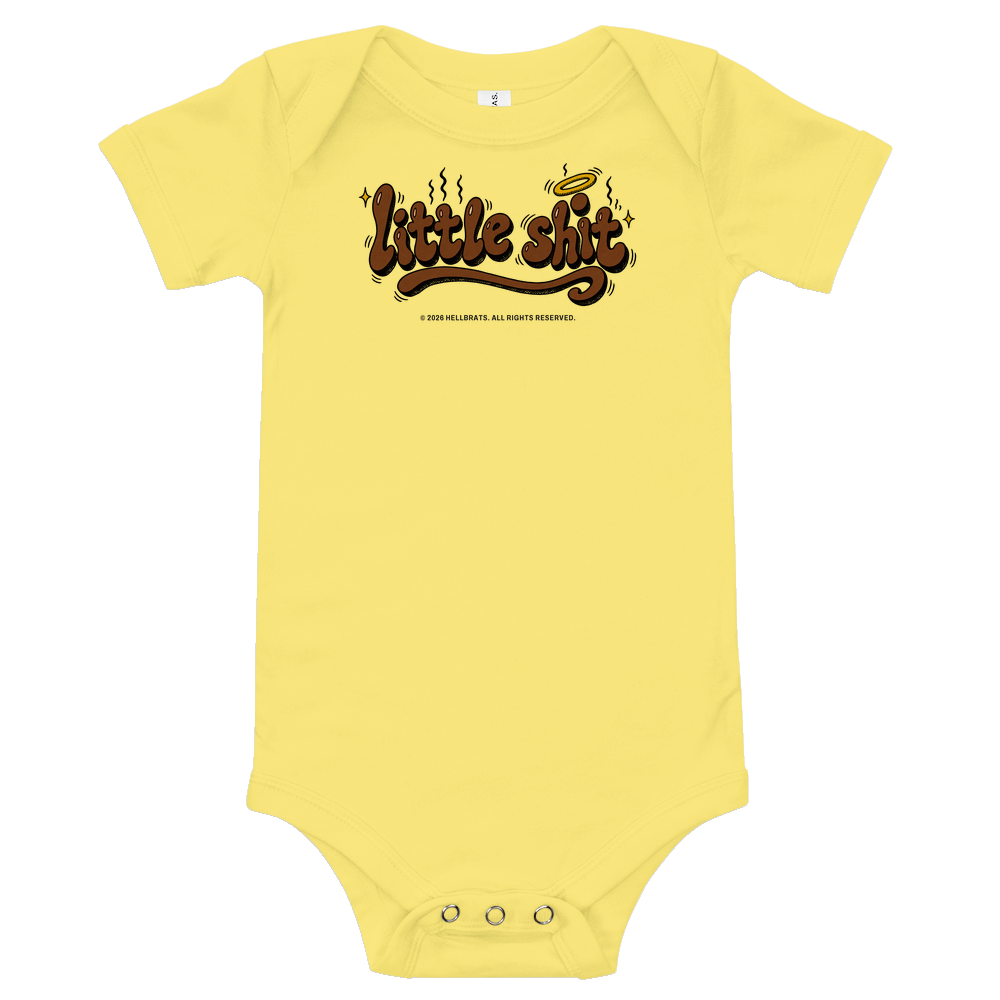 little shit onesie Yellow