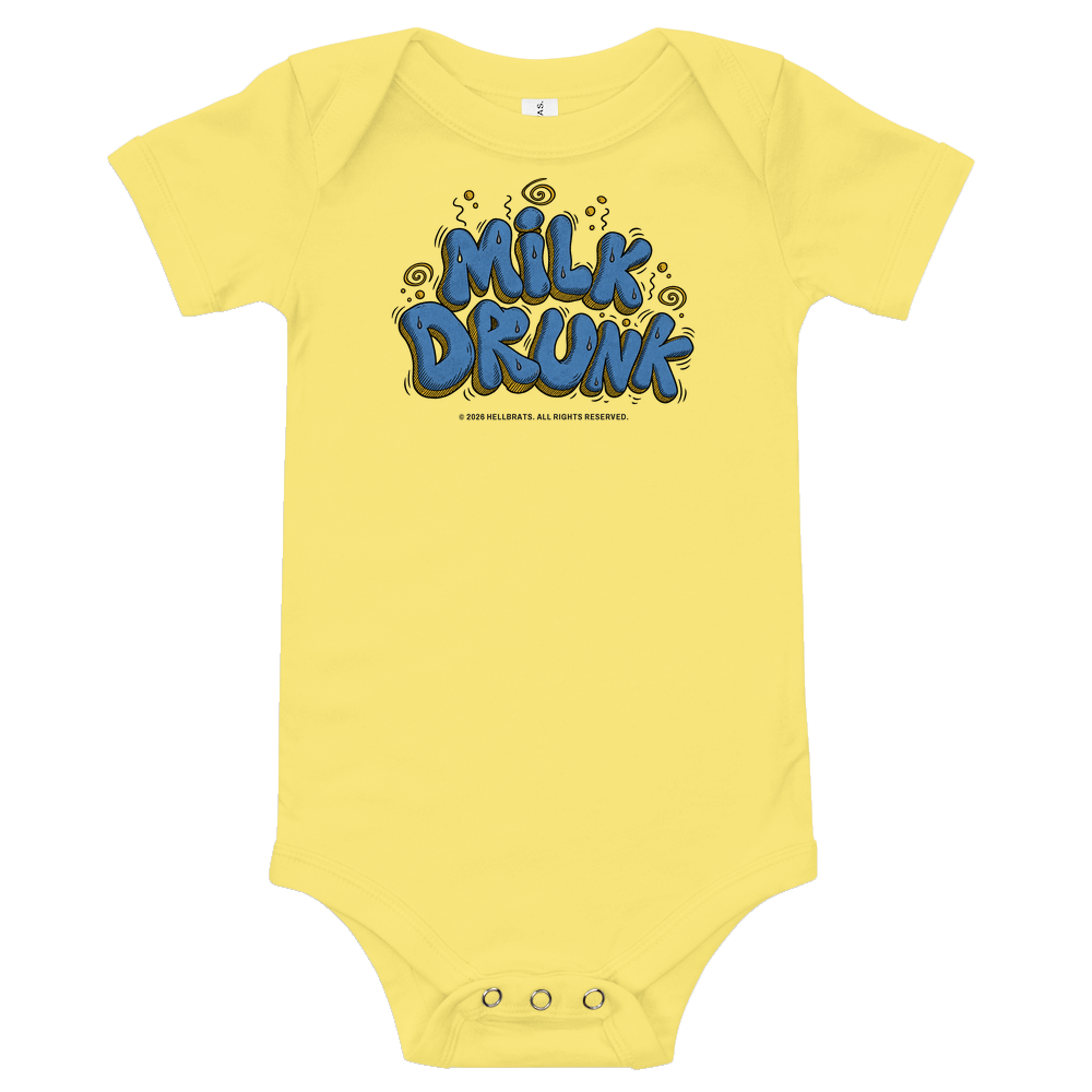 MILK DRUNK onesie Yellow