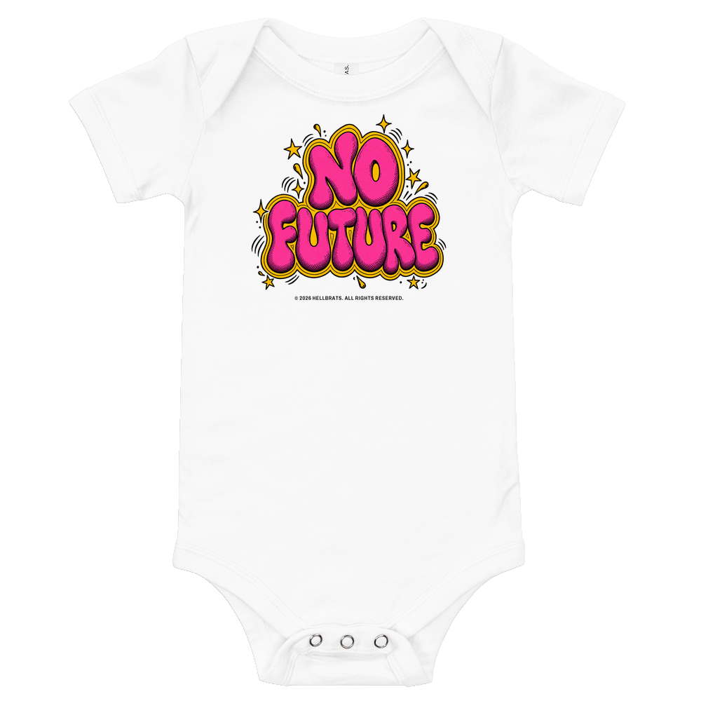 NO FUTURE onesie White