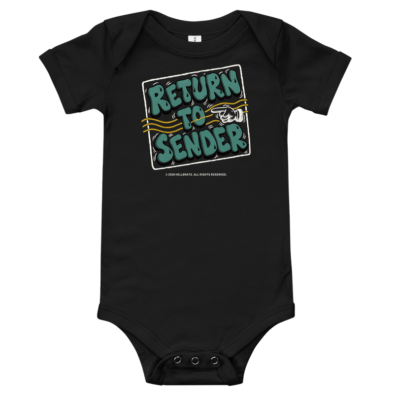 RETURN TO SENDER Onesie