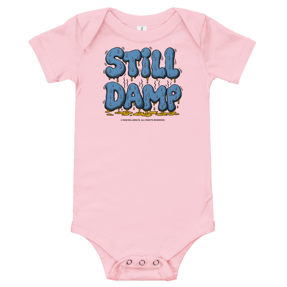 STILL DAMP onesie Pink