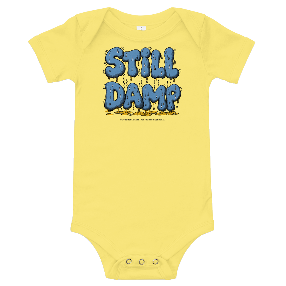 STILL DAMP onesie Yellow