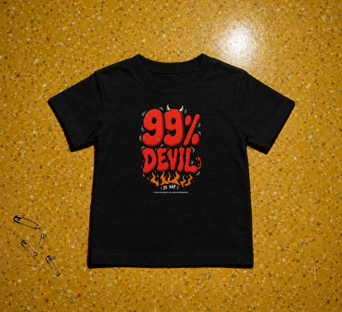 99% DEVIL toddler tee Black photo