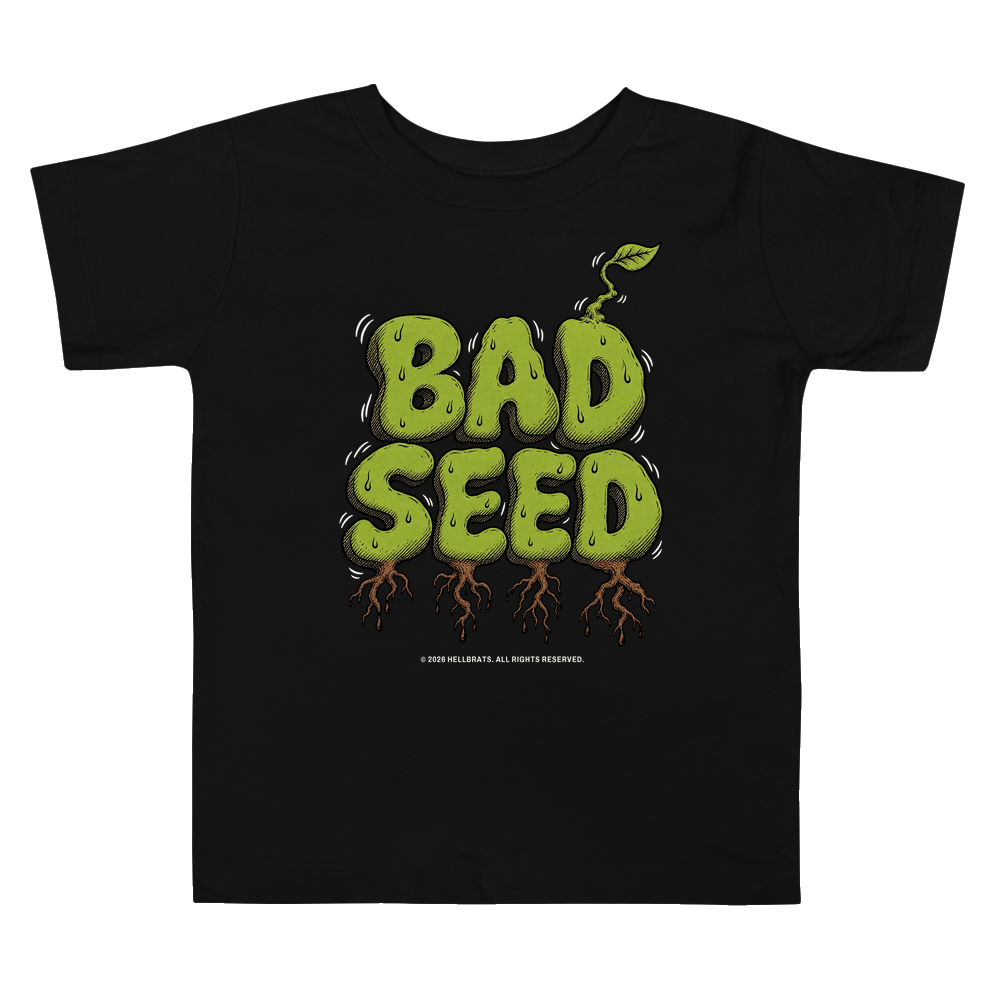 BAD SEED toddler tee Black
