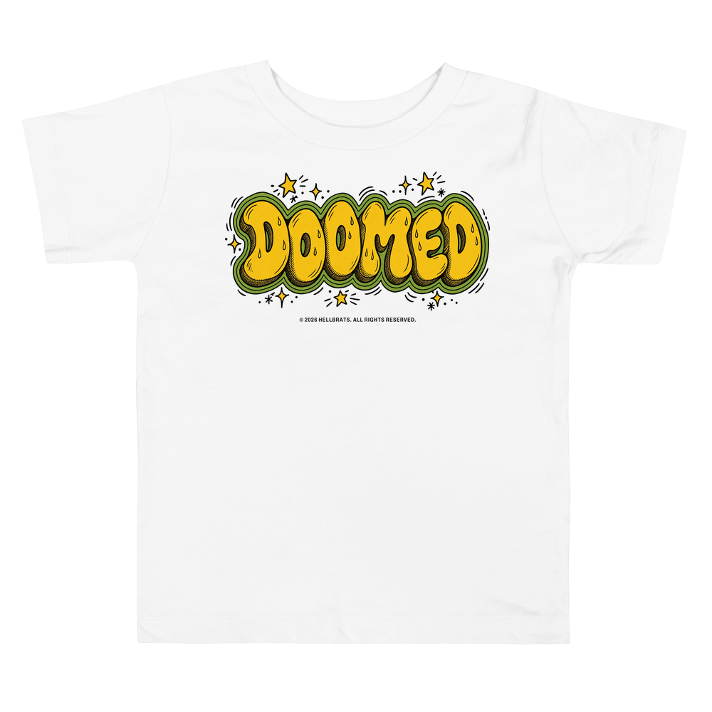 DOOMED toddler tee White