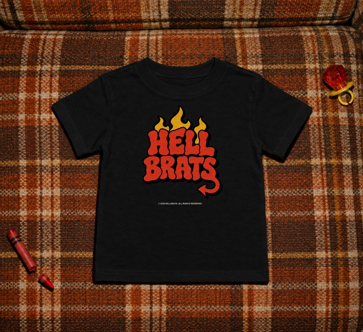 HELLBRATS toddler tee Black photo