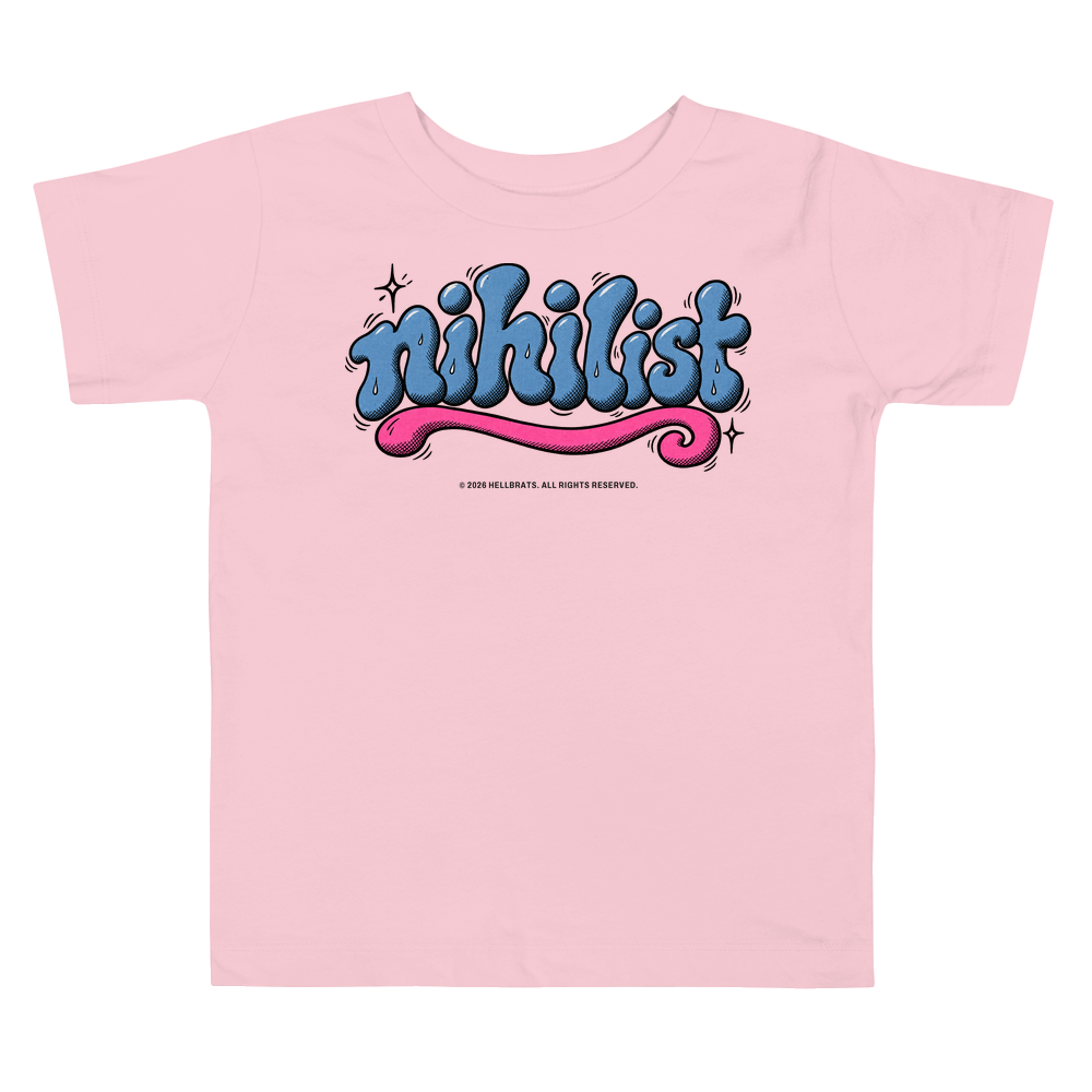 nihilist toddler tee Pink