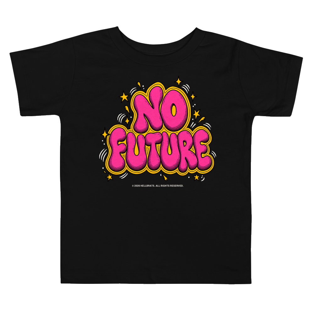 NO FUTURE toddler tee Black