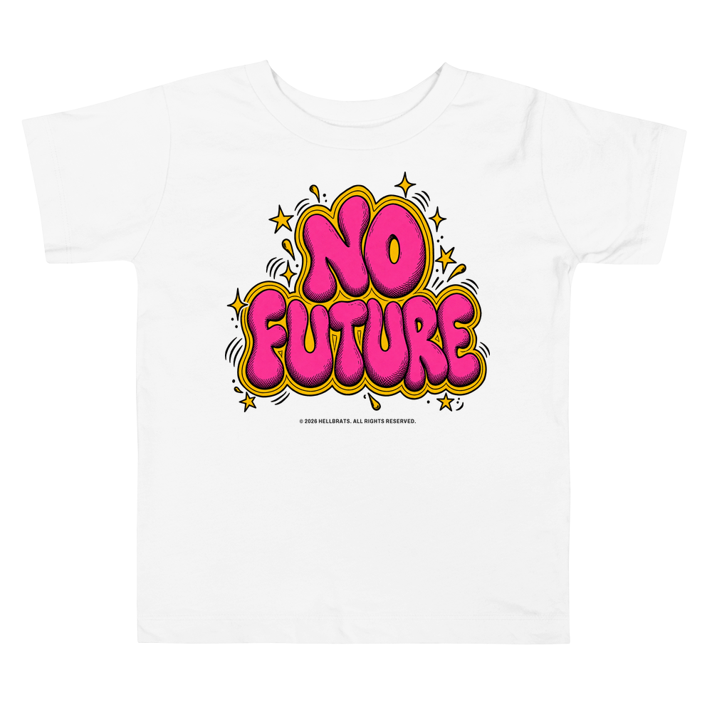 NO FUTURE toddler tee White