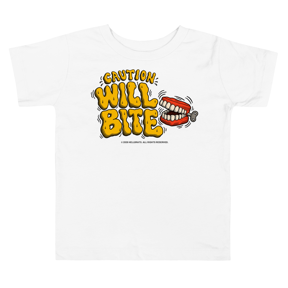WILL BITE toddler tee White